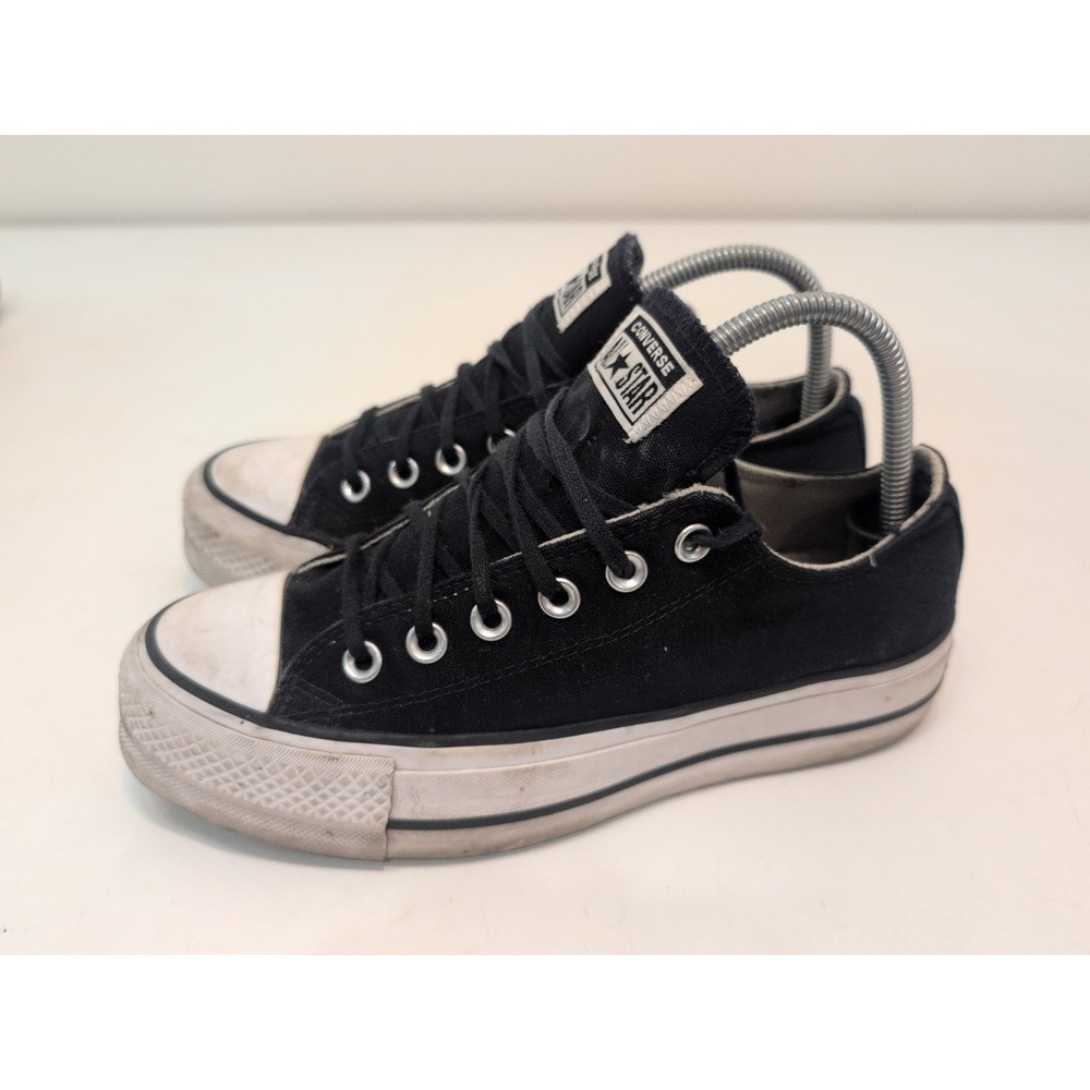 Converse Chuck Taylor All Star Lift Women Size 8 Black Athletic Shoes Sneakers